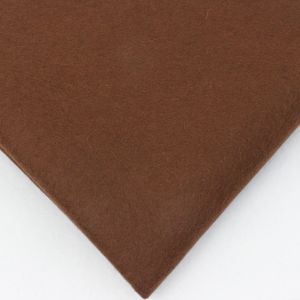 Pure Brown Color Chocolate Felt Cloth 1MM Felt Fabric Polyester