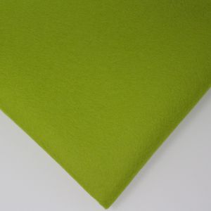 Bright Green Wool Felt Sheet, Green Wool Felt