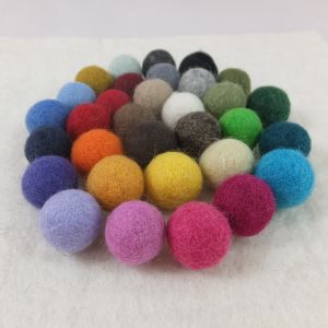 Colored Felt Balls (Pack of 50) Craft Supplies