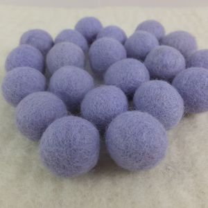 100% Wool Felt Balls - 100 Pieces | Hand-Felted Pom Poms | Pure Wool Beads | Felt Ball DIY (20mm Mixed Color)