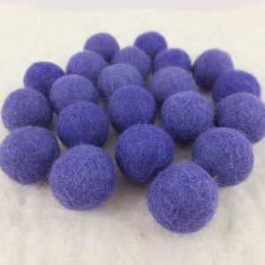 100% Wool Felt Balls - 100 Pieces | Hand-Felted Pom Poms | Pure Wool Beads | Felt Ball DIY (20mm Mixed Color)