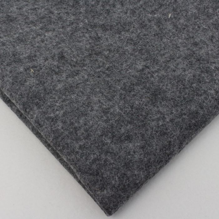 100% Wool Felt Fabric - Approx 1mm Thick - Black 
