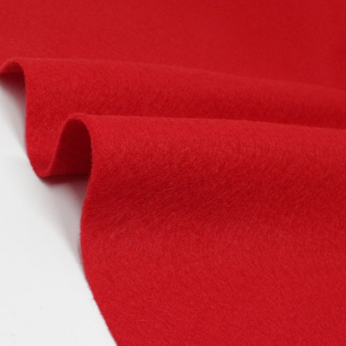 Cherry Red 100% Wool Felt // Pure Merino Wool Felt Sheets
